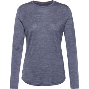 Icebreaker Merino 125 Cool-lite Sphere Iii T-shirt Met Lange Mouwen Grijs M Vrouw