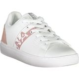 Polyester Sneaker Met Contrasterende Details En Logo