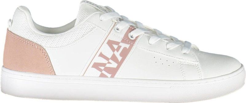 Polyester Sneaker Met Contrasterende Details En Logo