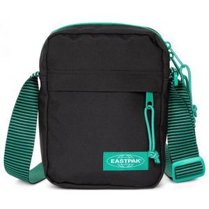 EASTPAK - The One - Messenger Bag, Contrast Stripe Zwart, Mini-tas