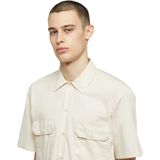 Dickies Beige Werkoverhemd - Korte Mouwen - Gerecycled Polyester