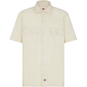 Dickies Beige Werkoverhemd - Korte Mouwen - Gerecycled Polyester