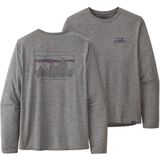 Patagonia - L/S Cap Cool Daily Graphic Shirt - Feather Grey - T-shirt