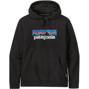 Patagonia - P-6 Logo Uprisal Hoody - Hoodie - Zwart - 55% Polyester, 45% Katoen