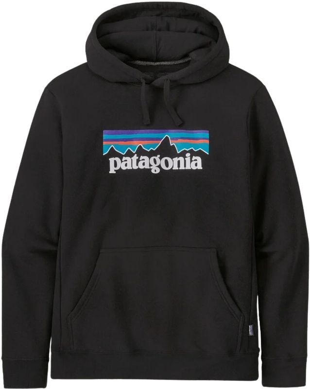 Patagonia - P-6 Logo Uprisal Hoody - Hoodie - Zwart - 55% Polyester, 45% Katoen