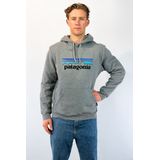 Patagonia P-6 Logo Uprisal Casual Sweater Heren Antraciet