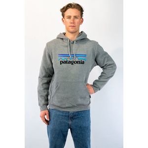 Patagonia P-6 Logo Uprisal Casual Sweater Heren Antraciet
