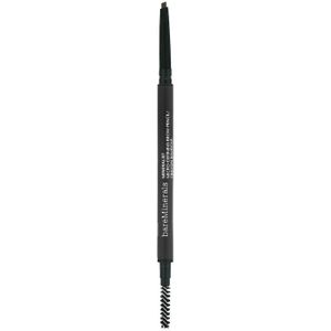 bareMinerals - Mineralist Micro-Defining Brow Pencil - Wenkbrauwpotlood - Rich Black - 08 g