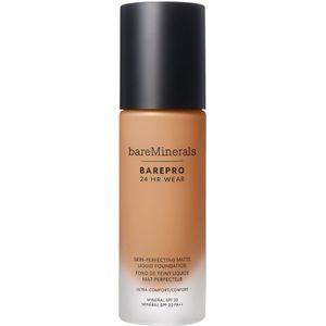 bareMinerals - BAREPRO® 24HR Wear Skin-Perfecting Matte Liquid Foundation - Medium Deep - 30 ml - SPF 20