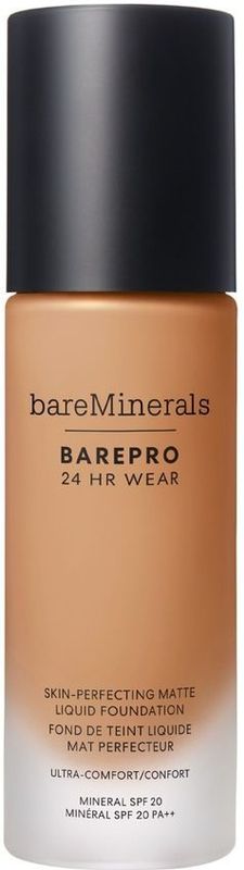 bareMinerals - BAREPRO® 24HR Wear Skin-Perfecting Matte Liquid Foundation - Medium Deep - 30 ml - SPF 20