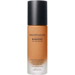 bareMinerals - BAREPRO® 24HR Wear Skin-Perfecting Matte Liquid Foundation - Medium Deep - 30 ml - SPF 20