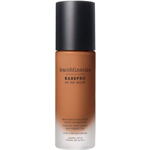 bareMinerals - BAREPRO® 24HR Wear Skin-Perfecting Matte Liquid Foundation - Deep - 30 ml - SPF 20