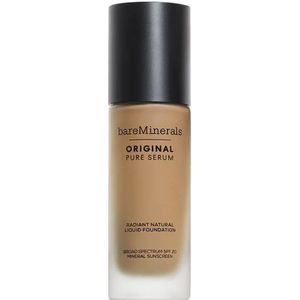 bareMinerals Original Pure Serum Radiant Natural Liquid Foundation Vloeibare foundation, Nr. 3 - Medium Warm, 30 ml