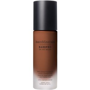 bareMinerals - BAREPRO® 24HR Wear Skin-Perfecting Matte Liquid Foundation - Deep - 30 ml - SPF 20