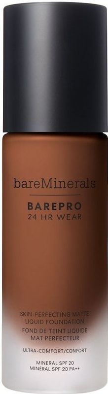 bareMinerals - BAREPRO® 24HR Wear Skin-Perfecting Matte Liquid Foundation - Deep - 30 ml - SPF 20