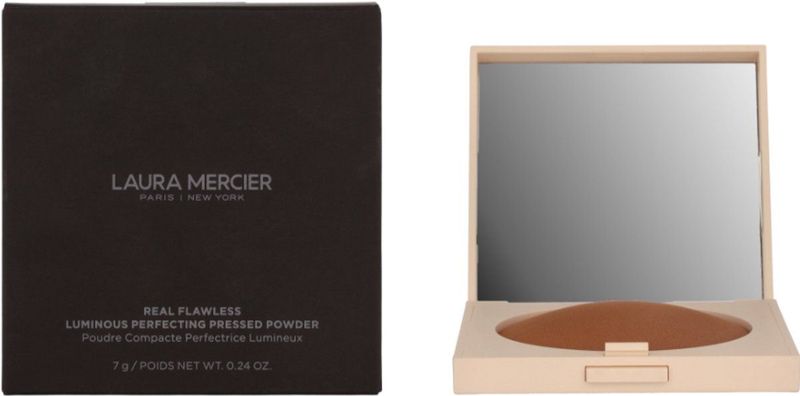 Laura Mercier - Real Flawless Luminous Pressed Powder - Lichtbruin - Poeder