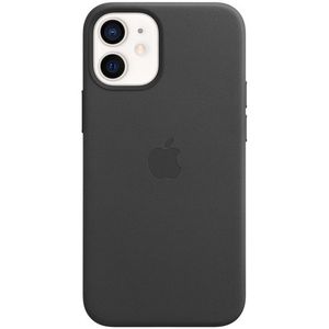 Leather Backcover MagSafe voor de Apple iPhone 12 Mini - Black