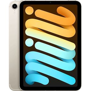 Apple iPad mini (8,3 inch, Wi-Fi + Cellular, 64 Go), sterlicht (6ᵉ generatie)