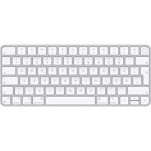 Apple Magic Keyboard met Touch ID: Bluetooth, oplaadbaar. Werkt met andere Mac-computers met Apple silicon; Duits, Witte Toetsen