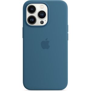 Silicone Backcover MagSafe voor de Apple iPhone 13 Pro - Blue Jay