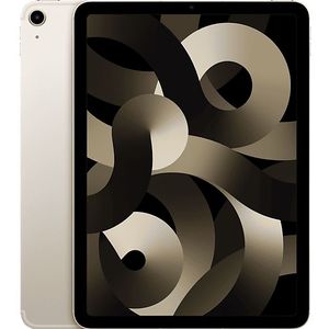 Apple 2022 iPad Air (10,9 inch, WLAN + Cellular, 64 GB), sterrenlicht (5e generatie)
