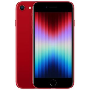 Apple iPhone SE (3e generatie) (64 GB, (PRODUCT)ROOD, 4.70"", SIM + eSIM, 12 Mpx, 5G), Smartphone, Rood