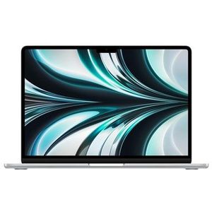 Apple 2022 MacBook Air met M2‑chip: 13,6‑inch Liquid Retina-display, 8GB RAM, 512 GB SSD-opslag; zilver
