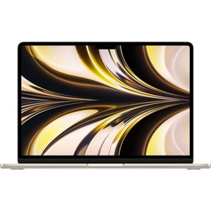 Apple MacBook Air - 2022 (13.60"", M2, 8 GB, 512 GB, NL), Notebook, Goud