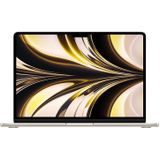 Apple MacBook Air 13 inch: Apple M2 chip met 8 kernen CPU en 10 core GPU, 512 GB SSD, sterrenlicht