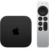 Apple TV 4K 128GB (3e generatie) (Apple Siri), Streaming Media Speler, Zilver, Zwart