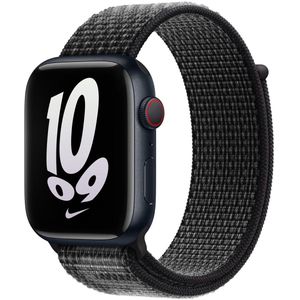 Apple Watch geweven sportbandje Nike Voor Apple Watch///SE/41mm Zwart/Summit White