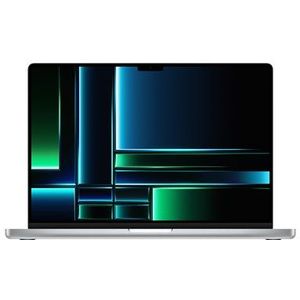 Apple MacBook Pro met M2 Max-chip (2023): 16,2 inch Liquid Retina XDR-display, 32 GB RAM, 1 TB SSD-opslag, toetsenbord met achtergrondverlichting. Werkt met iPhone/iPad; Zilver