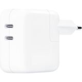 Apple 35W USB-C Oplader - Twee USB-C Poorten - Wit