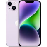 Apple iPhone 14 (128 GB, Paars, 6.10", SIM + eSIM, 12 Mpx, 5G), Smartphone, Paars