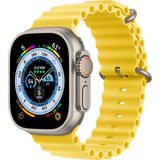 Apple Watch Ultra Verlengstuk Ocean bandje 49mm Geel