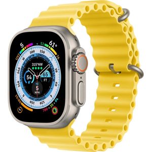 Apple Watch Ultra Verlengstuk Ocean bandje 49mm Geel