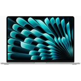 Apple 2023 MacBook Air draagbaar met M2-chip: 15,3 inch Liquid Retina Display, 8 GB RAM, 256 GB SSD, FaceTime HD 1080P camera Compatibel met iPhone/iPad; zilver