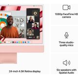 Apple iMac 24-inch (2023) - M3 8‑core CPU chip - 10‑core GPU - 256GB SSD - Roze - QWERTY