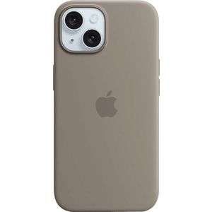 Apple Iphone 15 Siliconenhoesje Met Magsafe - Klei