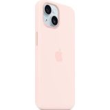 Apple Siliconen hoesje met MagSafe (iPhone 15), Smartphonehoes, Roze