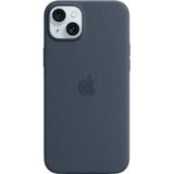 Apple Siliconenhoesje met MagSafe voor iPhone 15 Plus - Stormblauw ​​​​​​​