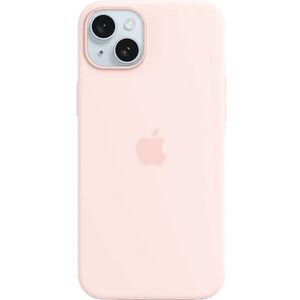 Origineel Apple iPhone 15 Plus Hoesje Silicone Case Licht Roze