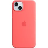Apple Siliconenhoesje met MagSafe geschikt voor iPhone 15 Plus Guava