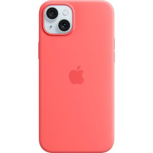 Apple Siliconenhoesje met MagSafe geschikt voor iPhone 15 Plus Guava