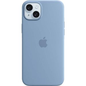 Apple Iphone 15 Plus Siliconenhoesje Met Magsafe - Winterblauw