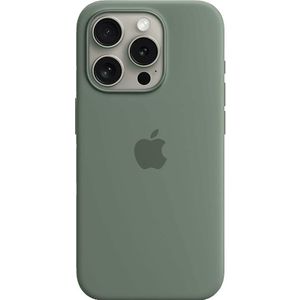 Origineel Apple iPhone 15 Pro Hoesje Silicone Case Cipres Groen