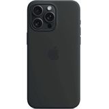 Apple Siliconen hoesje met MagSafe (voor iPhone 15 Pro Max) zwart ​​​​​​​