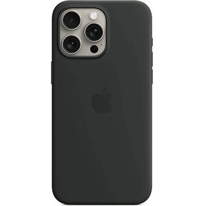 Apple Iphone 15 Pro Max Siliconenhoesje Met Magsafe - Zwart