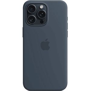 Apple Siliconen hoesje met MagSafe (voor iPhone 15 Pro Max) - Stormblauw ​​​​​​​