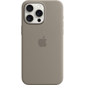 Apple Siliconenhoesje met MagSafe voor iPhone 15 Pro Max Clay